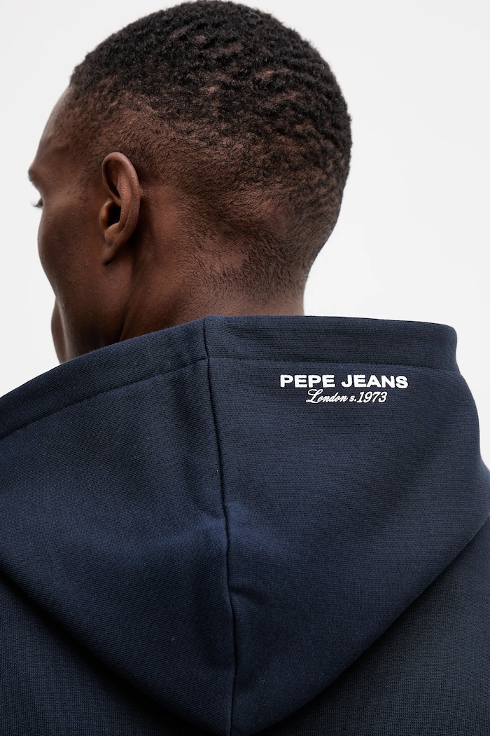 Pepe Jeans bluza bawełniana PM5800006 granatowy