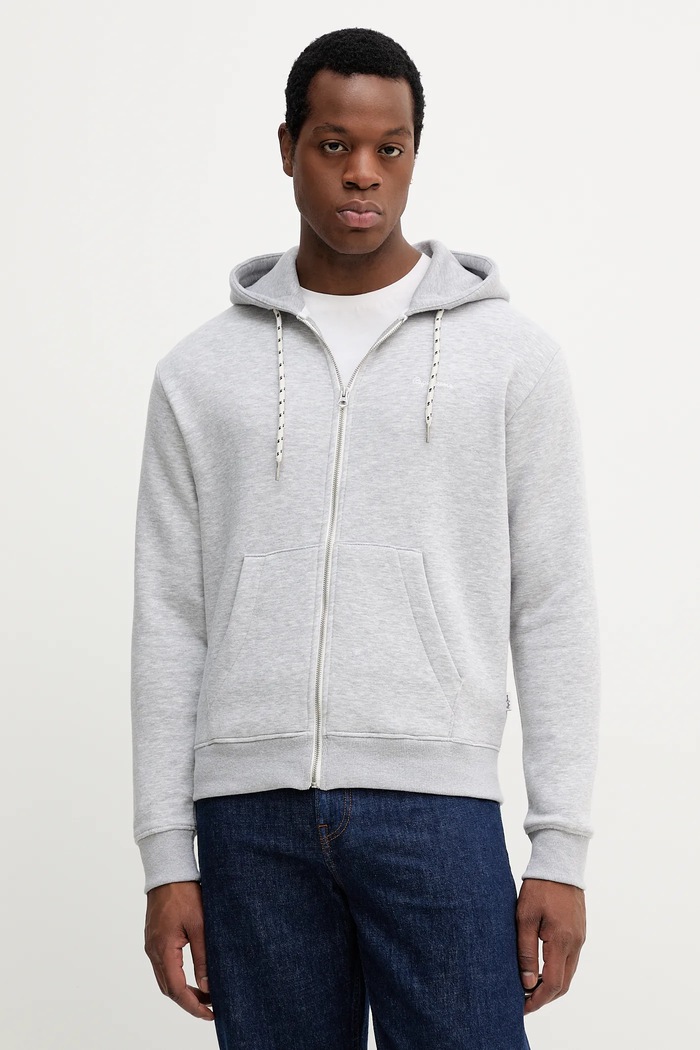 Pepe Jeans bluza z kapturem szary PM5800017