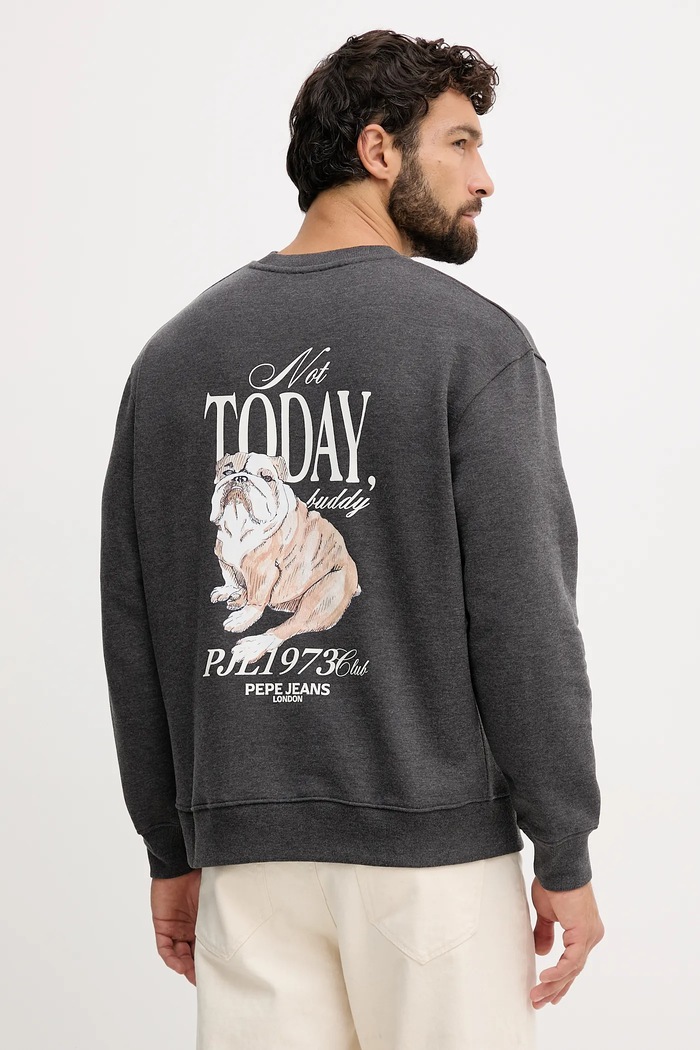 Oblečenie Mikina Pepe Jeans PM5800031 sivá