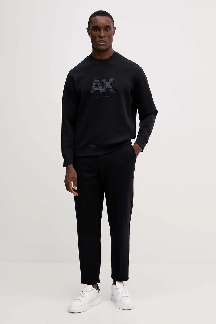 Pulover Armani Exchange XM001399.AF13047 mornarsko modra AW25