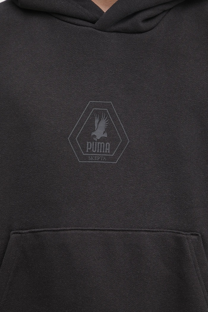 Bavlnená mikina Puma PUMA x SKEPTA čierna 633772