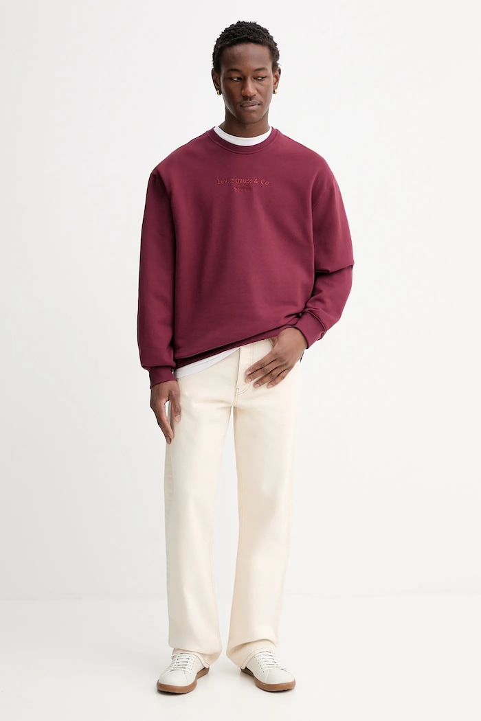 Mikina Levi's 38712.0385 burgundské AW25