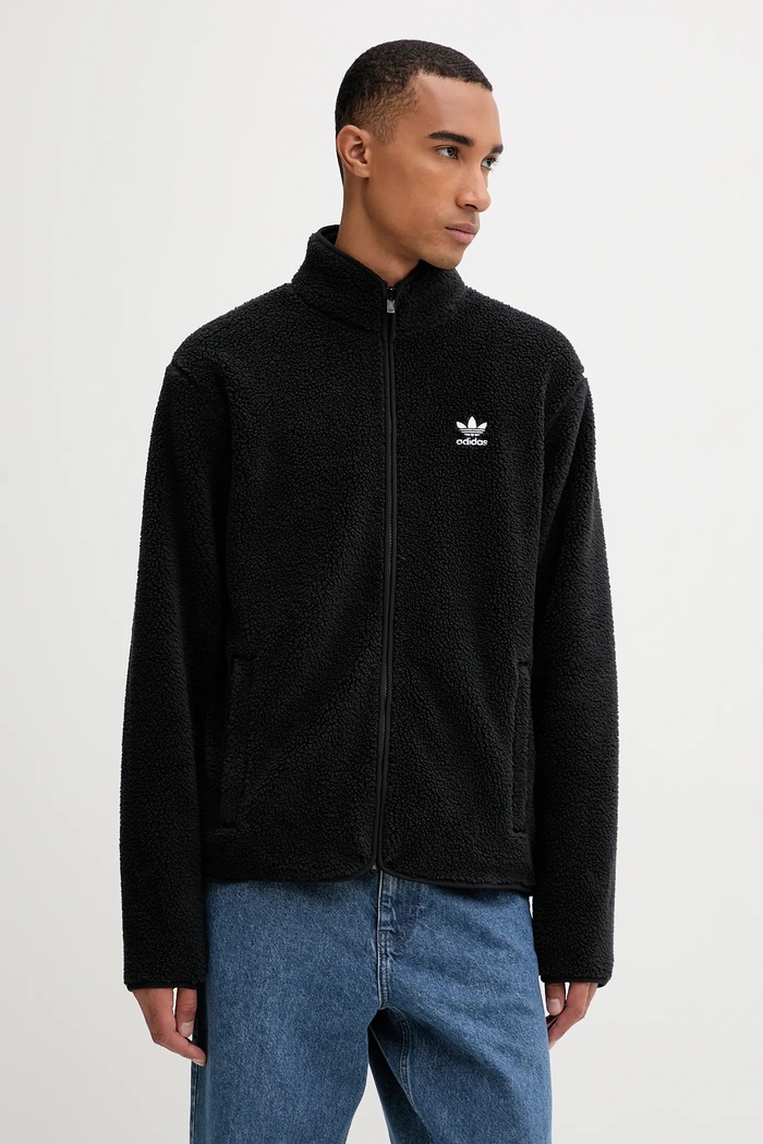 adidas Originals geacă Essentials necaptusit negru JV7676