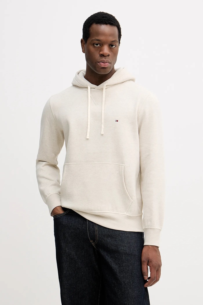Tommy Hilfiger bluză uni bej MW0MW39997