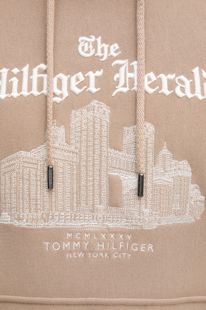 Bombažen pulover Tommy Hilfiger MW0MW40066 bež
