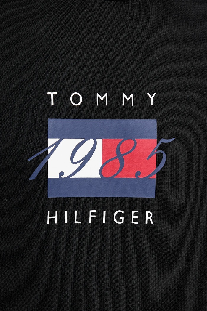 Bavlněná mikina Tommy Hilfiger MW0MW41332 černá