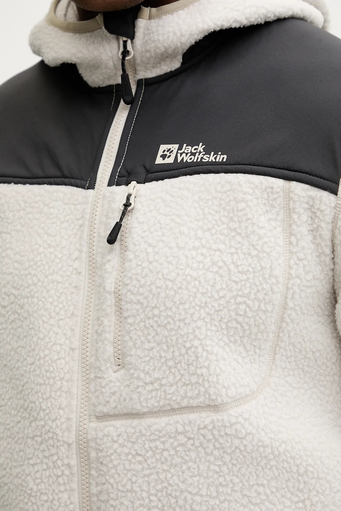 Jack Wolfskin bluza sportowa KAMMWEG PILE 1711271 beżowy