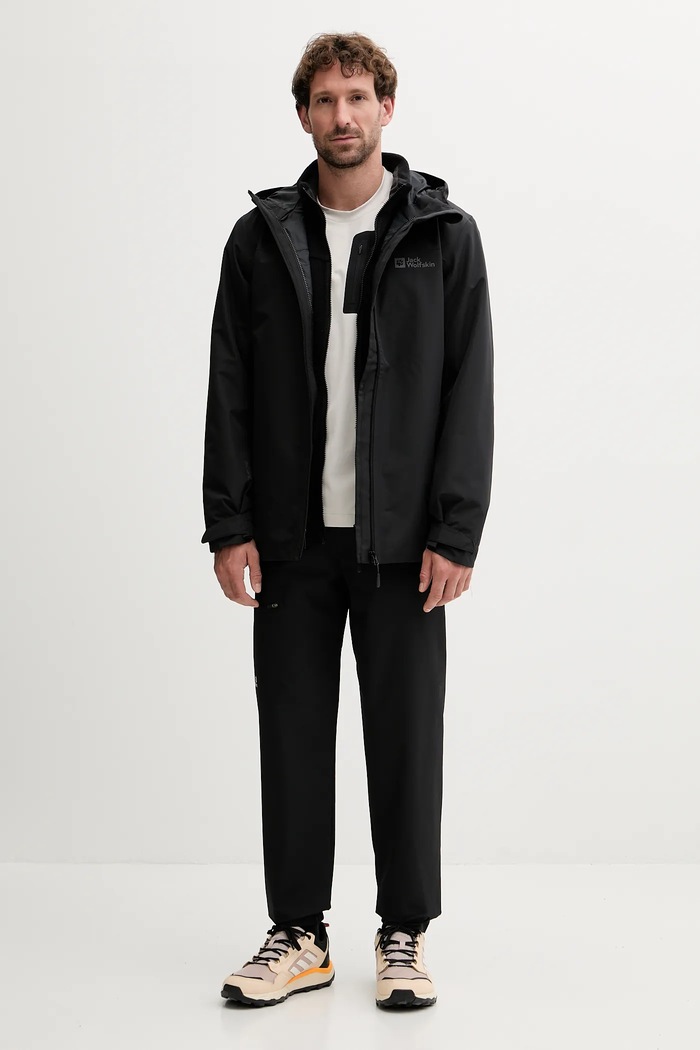Αθλητικό μακρυμάνικο Jack Wolfskin PRELIGHT A65168 μπεζ AW25