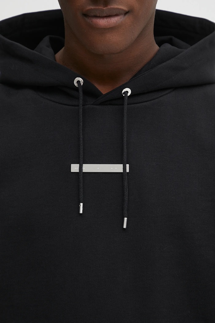 Heliot Emil cotton sweatshirt black PREAW25.M.08.077.BLK01