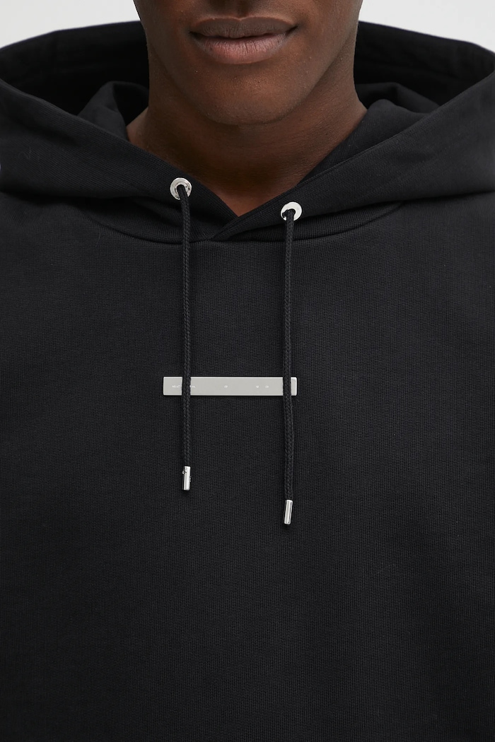 Heliot Emil cotton sweatshirt black PREAW25.M.08.077.BLK01