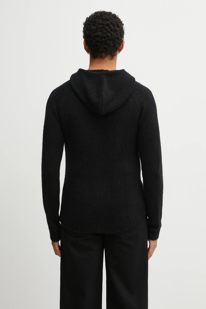Одяг Кардиган з додаванням вовни Heliot Emil AW25.M.07.085.BLK01 чорний