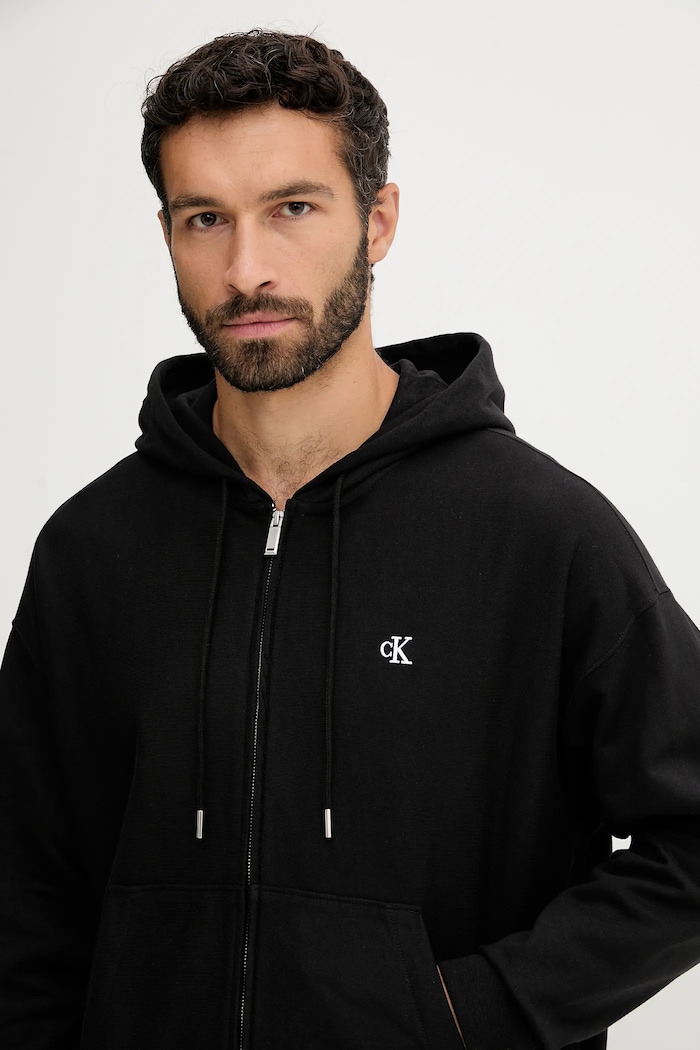 Oblečenie Mikina Calvin Klein Jeans LV04RD232G čierna