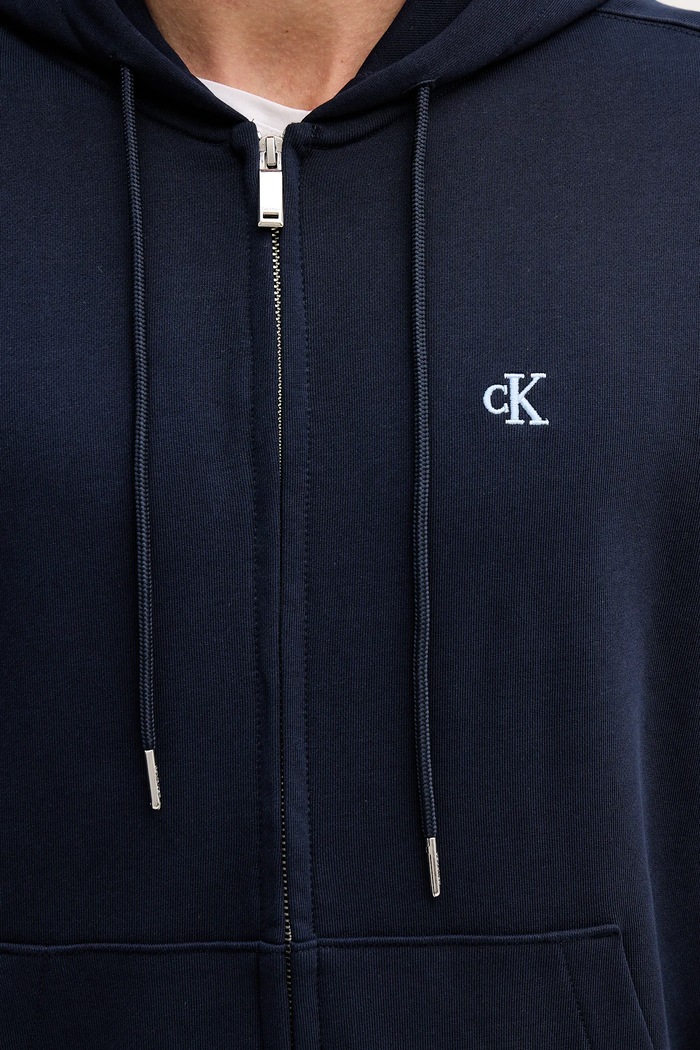 Bavlněná mikina Calvin Klein Jeans LV04RD240G námořnická modř