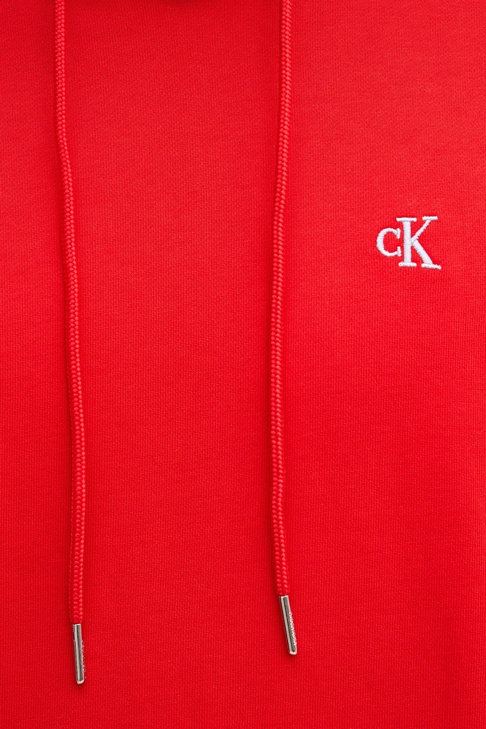 Calvin Klein Jeans mikina s kapucňou pánska bavlnená LV04RC297G červená