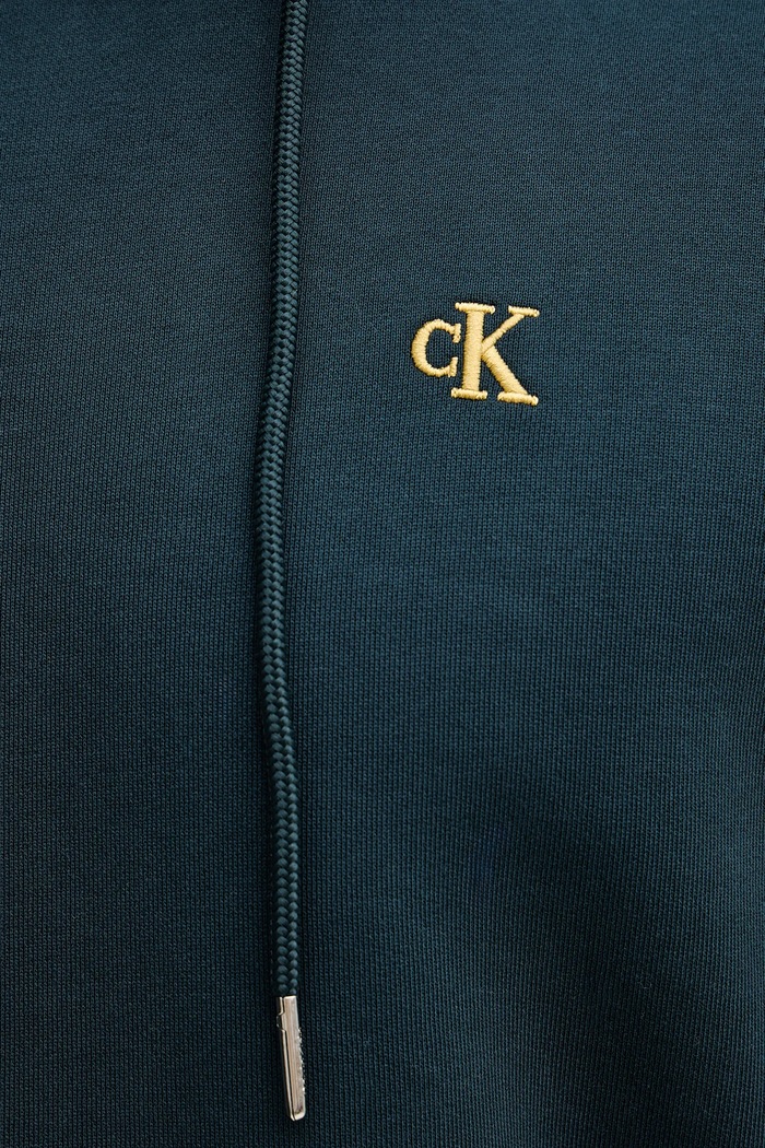 Calvin Klein Jeans mikina s kapucňou pánska bavlnená LV04RC297G zelená