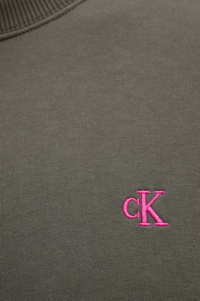Calvin Klein Jeans mikina pánska bavlnená zelená LV04RC296G