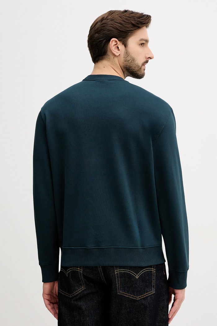 Îmbrăcăminte Calvin Klein Jeans hanorac de bărbați din bumbac LV04RC296G verde