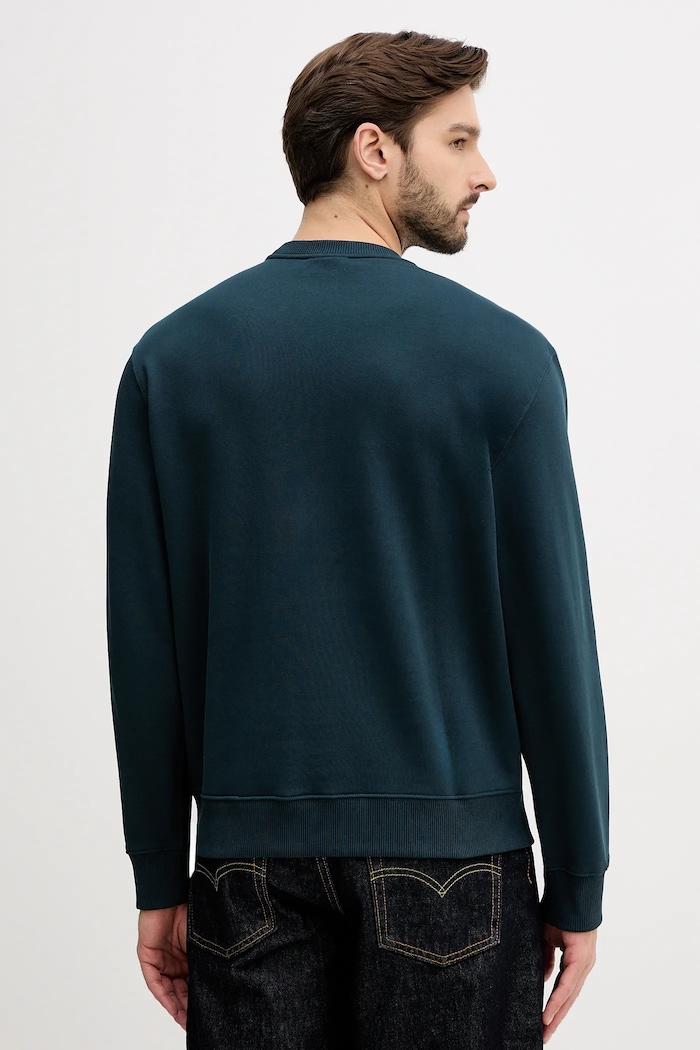 Îmbrăcăminte Calvin Klein Jeans hanorac de bărbați din bumbac LV04RC296G verde