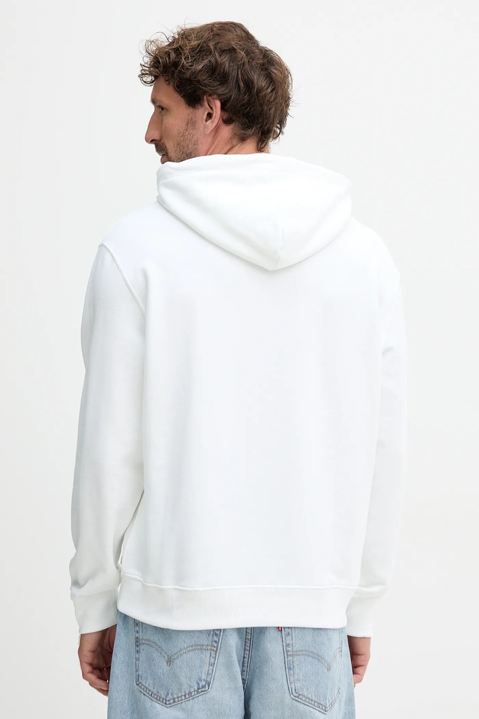 Дрехи Памучен суичър Calvin Klein Jeans LV04RD259G бял