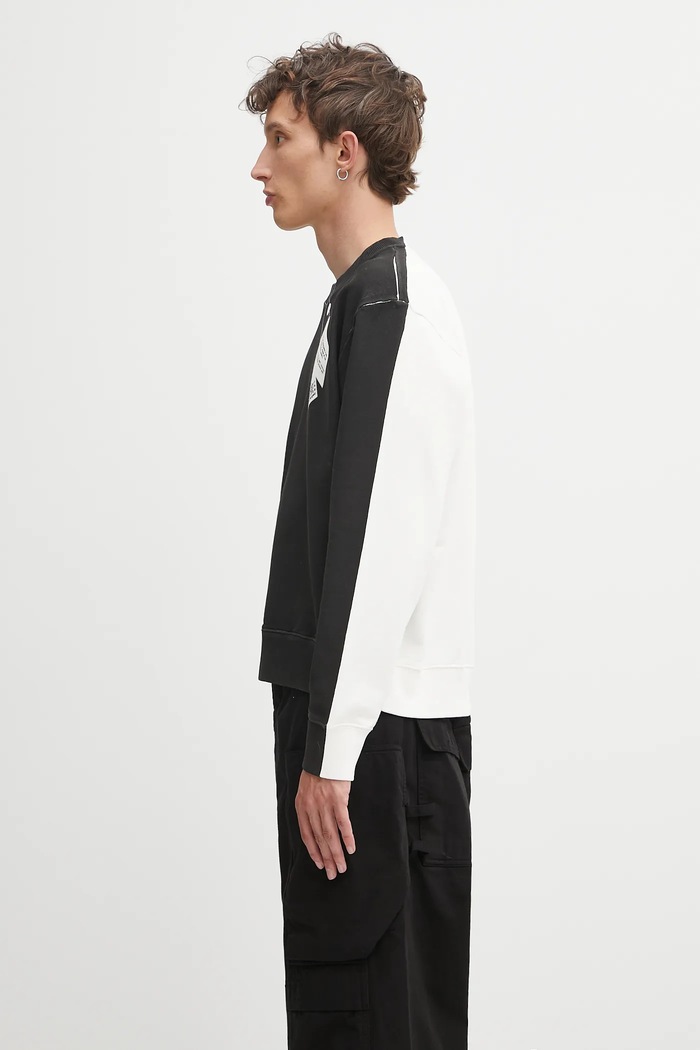 MM6 Maison Margiela bluza bawełniana SH2GU0023.M25024.101 czarny AW25