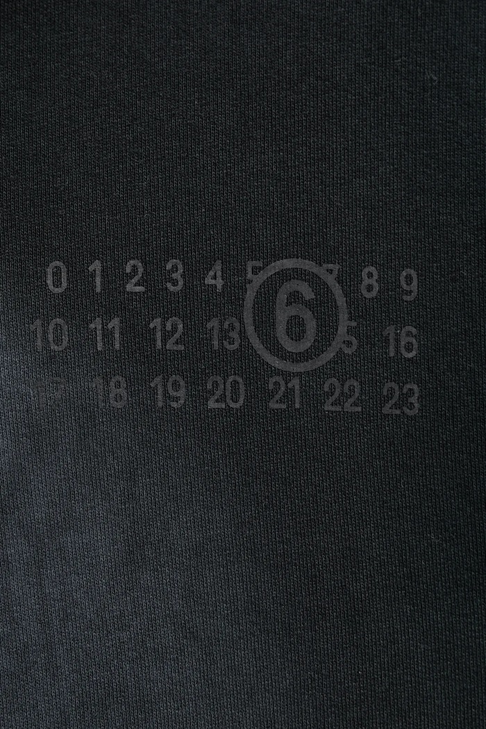Παιδική βαμβακερή μπλούζα MM6 Maison Margiela SH2GU0024.M25024.899 μαύρο