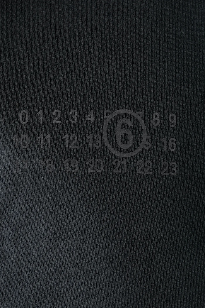 Παιδική βαμβακερή μπλούζα MM6 Maison Margiela SH2GU0024.M25024.899 μαύρο