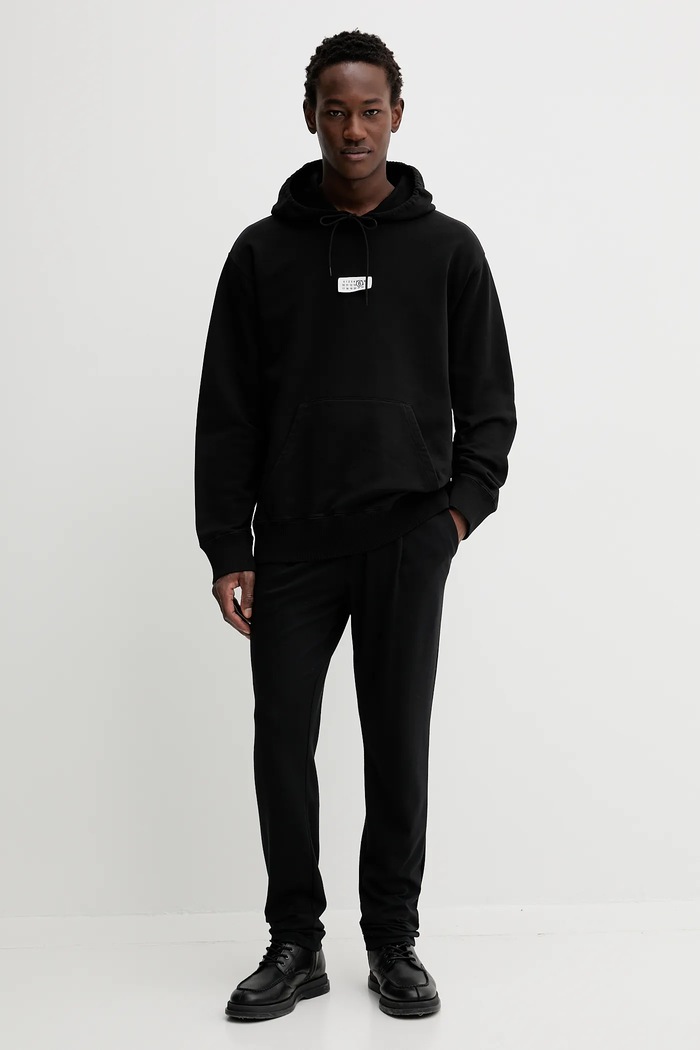 Bavlněná mikina MM6 Maison Margiela x MM6 Wardro SH0GU0033.M25025.900 černá SS26