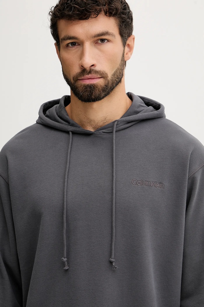 Calvin Klein Underwear bluză lounge gri LV00NM2930