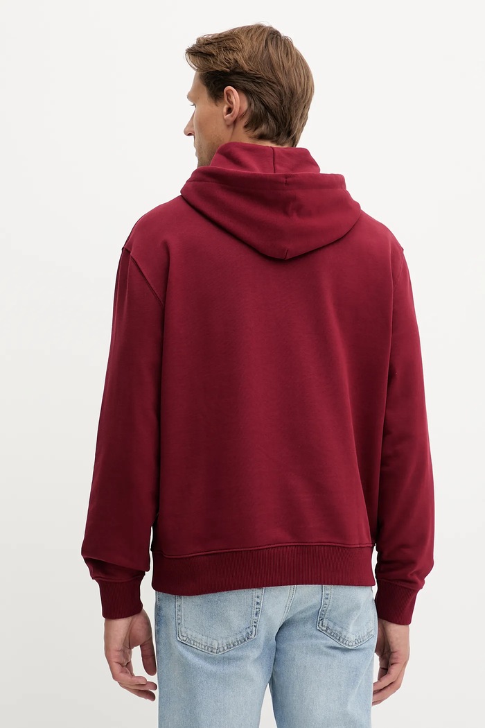 Oblečenie Bavlnená mikina Calvin Klein LV04LD241G burgundské