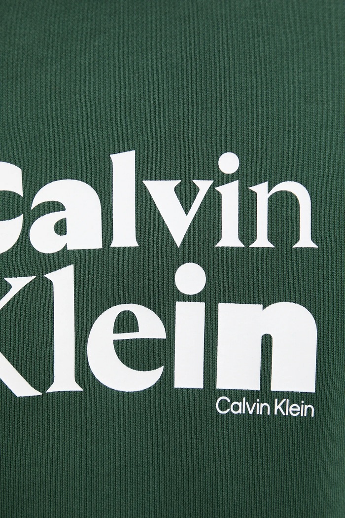 Calvin Klein bluza bawełniana LV04LD242G zielony