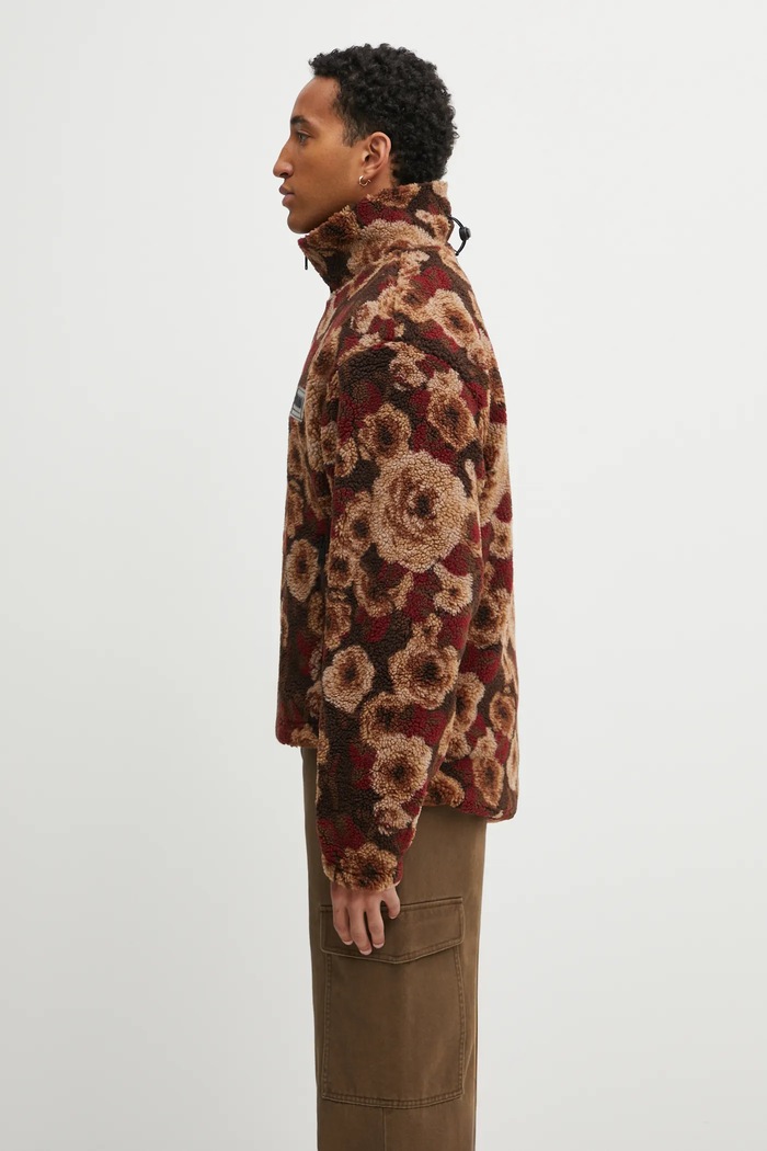 Napapijri x Martine Rose bluza polarowa NP0A4FPLFUA1 brązowy AW25