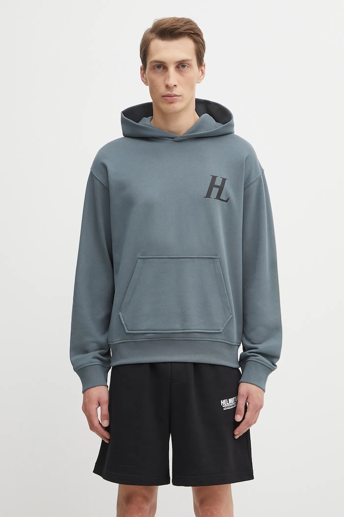 Abbigliamento Helmut Lang felpa in cotone P04HM508 blu