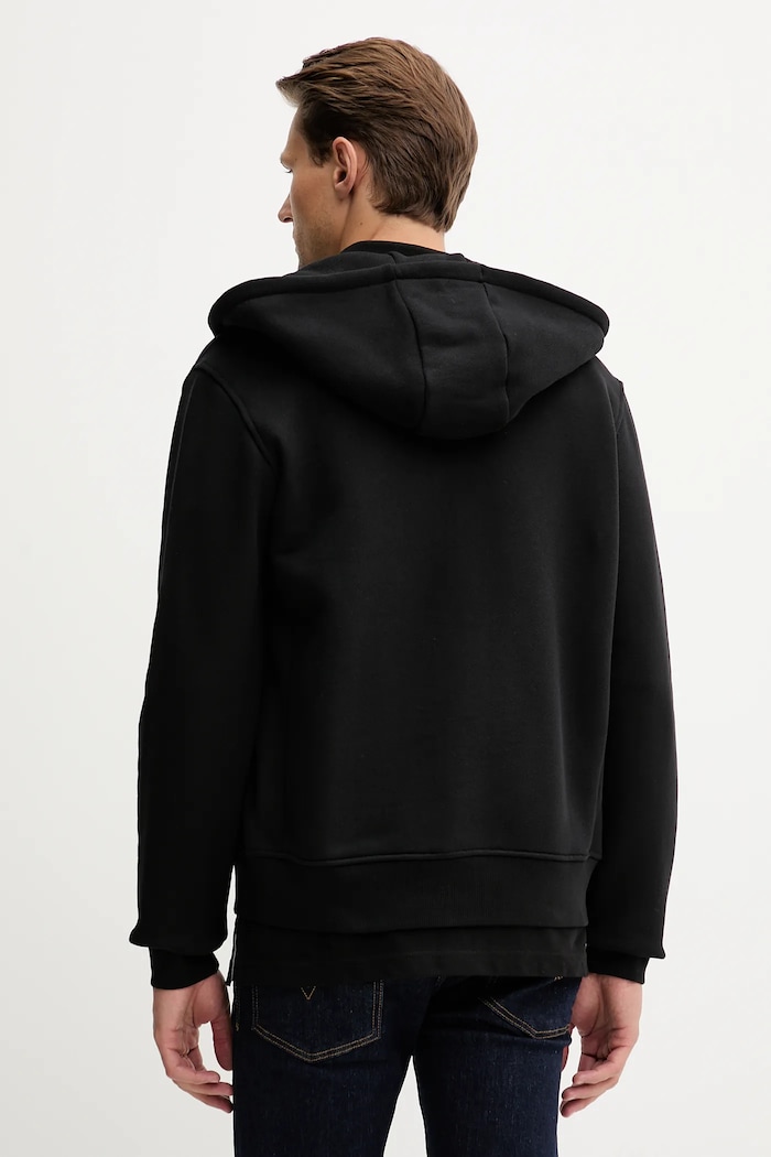 Îmbrăcăminte Trussardi hanorac de bumbac G8068000028N negru