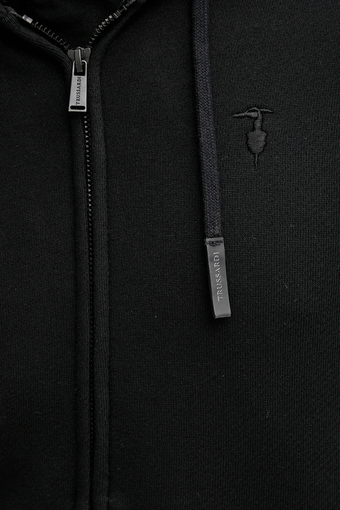 Trussardi hanorac de bumbac G8068000028N negru