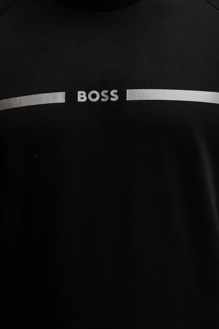 Бавовняна кофта лаунж BOSS Authentic Sweatshirt 50550560 чорний
