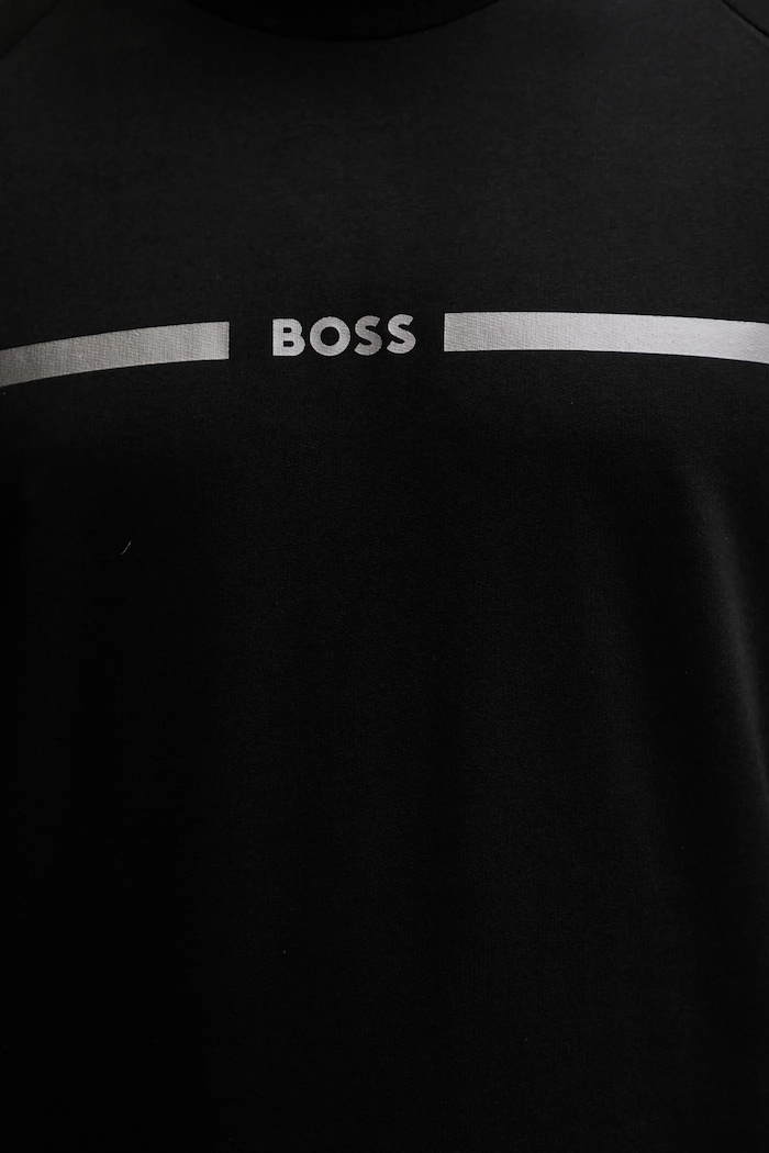 Бавовняна кофта лаунж BOSS Authentic Sweatshirt 50550560 чорний