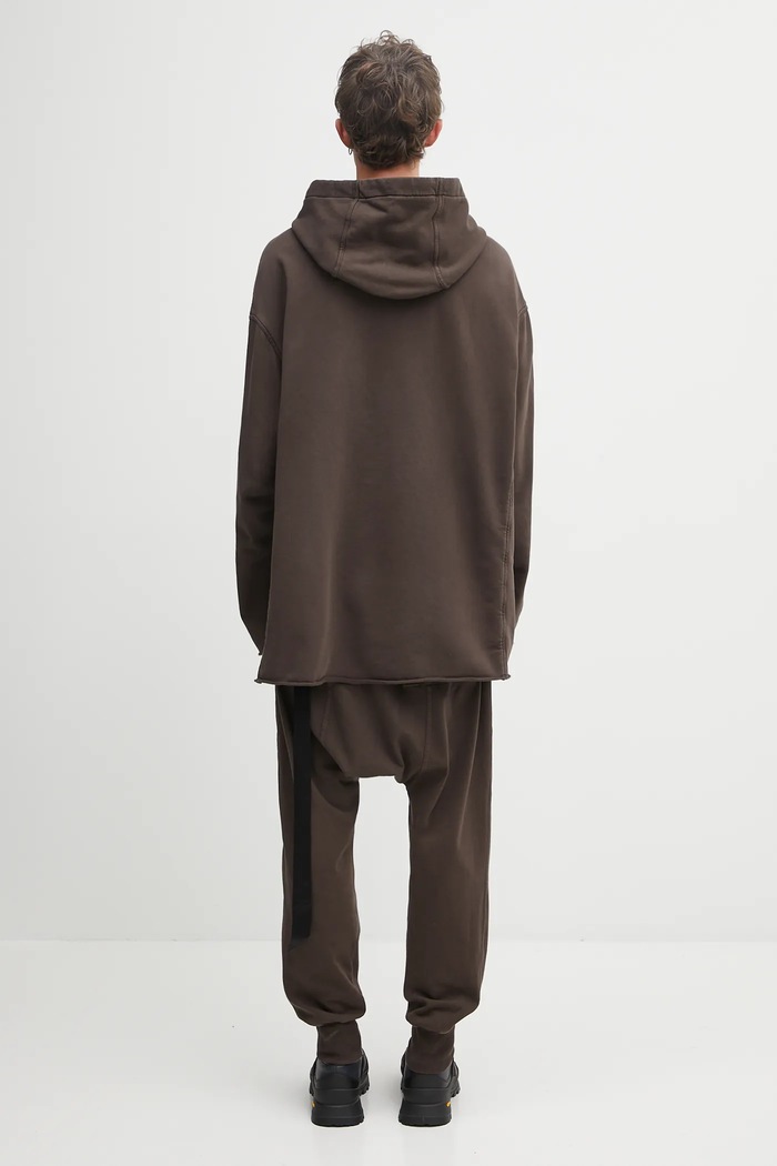 Îmbrăcăminte Rick Owens DRKSHDW hanorac de bumbac Peter DU02E7280.FEP1P maro