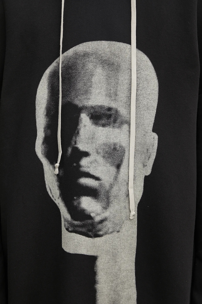 Rick Owens DRKSHDW felpa in cotone Peter nero DU02E7280.FEP1P