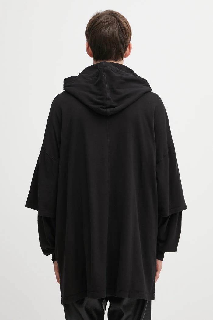 Oblečení Bavlněná mikina Rick Owens DRKSHDW Tommy Hustler DU02E7271.JDB černá