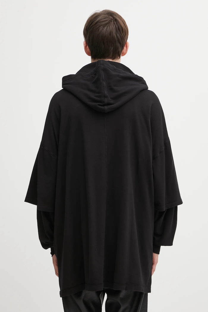 Oblečení Bavlněná mikina Rick Owens DRKSHDW Tommy Hustler DU02E7271.JDB černá