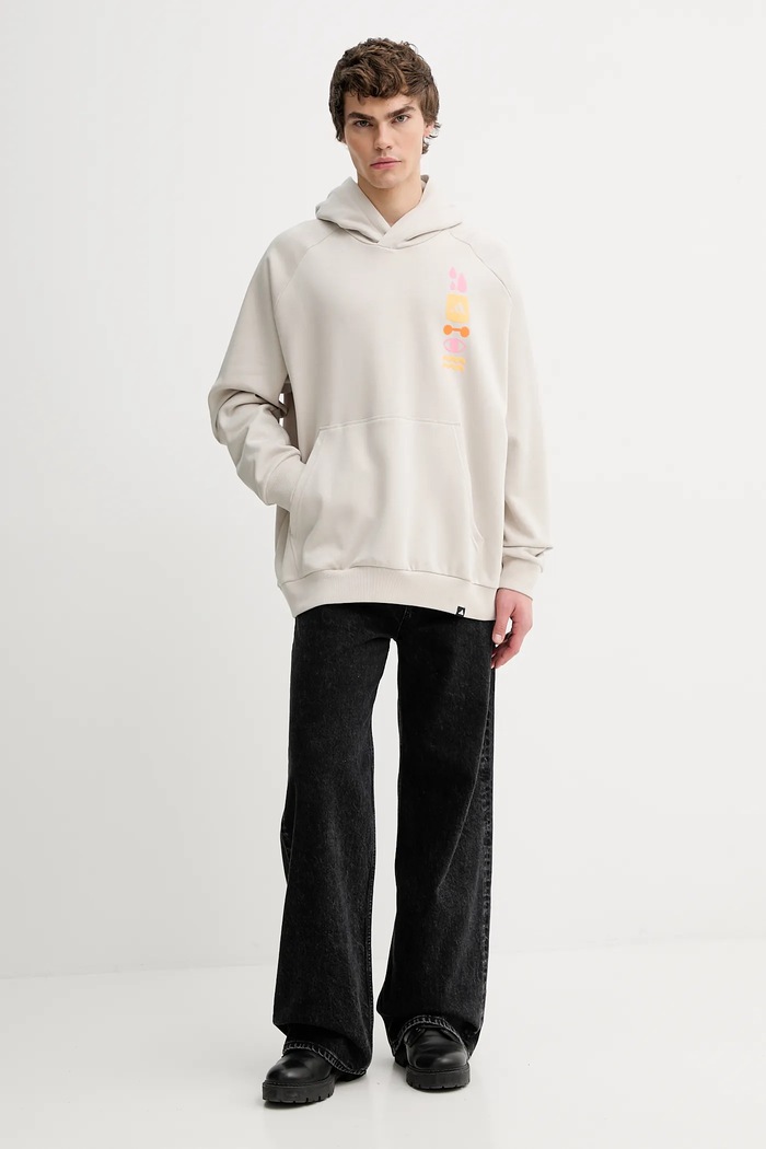 Mikina adidas Performance GFX JV8779 béžová AW25