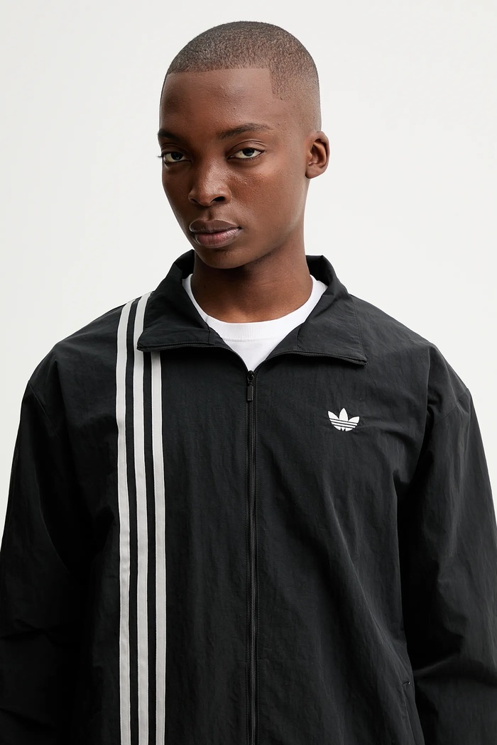 adidas Originals bluză Firebird negru JV9882