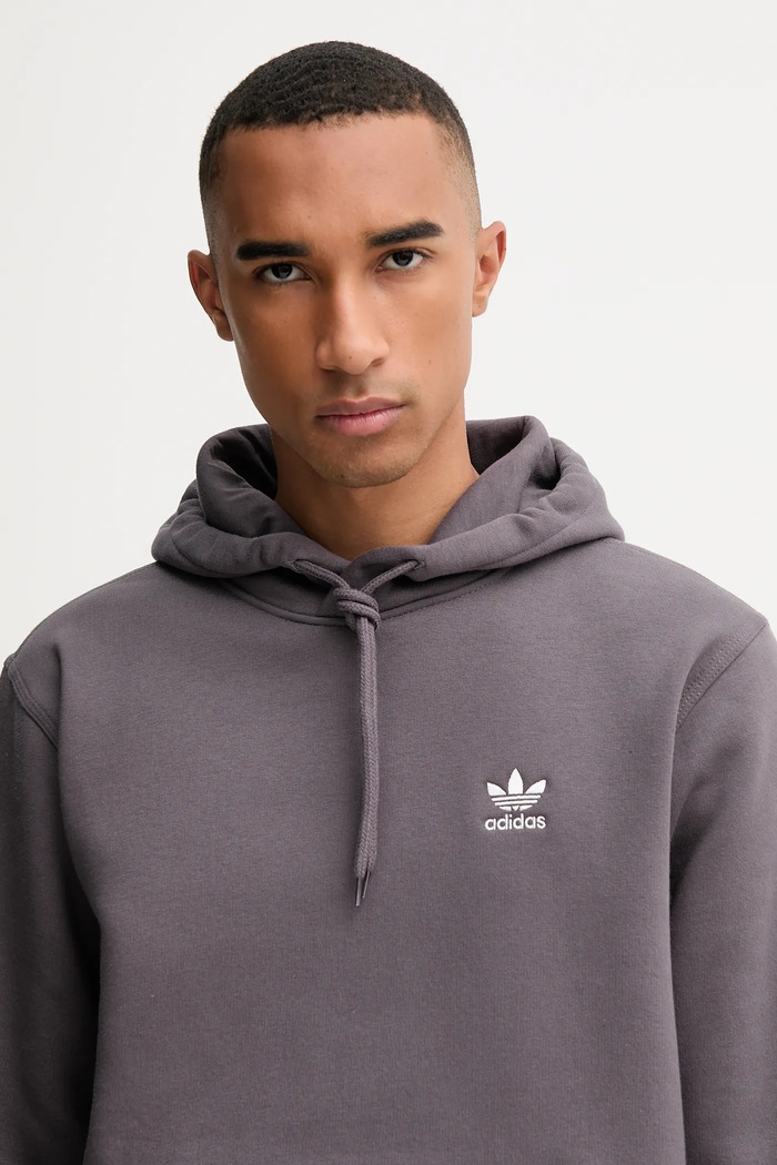 adidas Originals bluza Trefoil Essentials szary JW1063