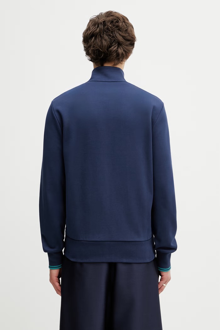 Clothing Fred Perry zip-up sweatshirt cotton Men's J1327 navy