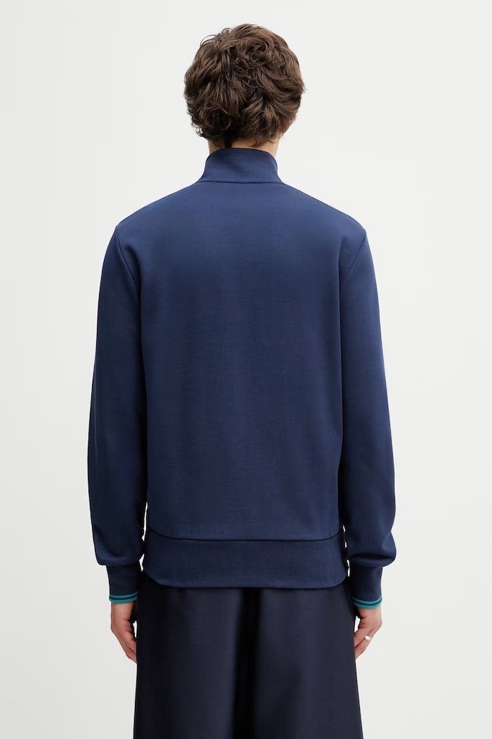 Clothing Fred Perry zip-up sweatshirt cotton Men's J1327 navy