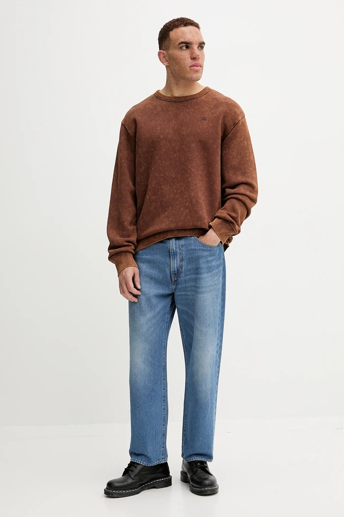 Кофта G-Star 0 Washed D27082.D575 коричневий AW25