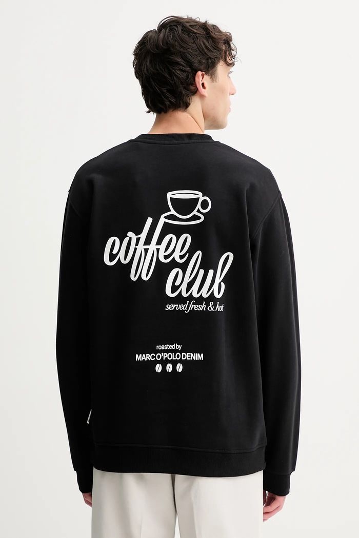 Odzież Marc O'Polo bluza bawełniana 5000007320 czarny