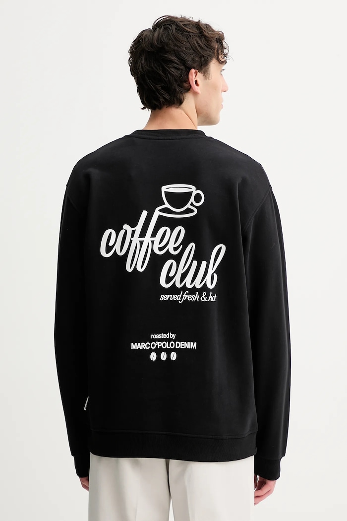 Odzież Marc O'Polo bluza bawełniana 5000007320 czarny