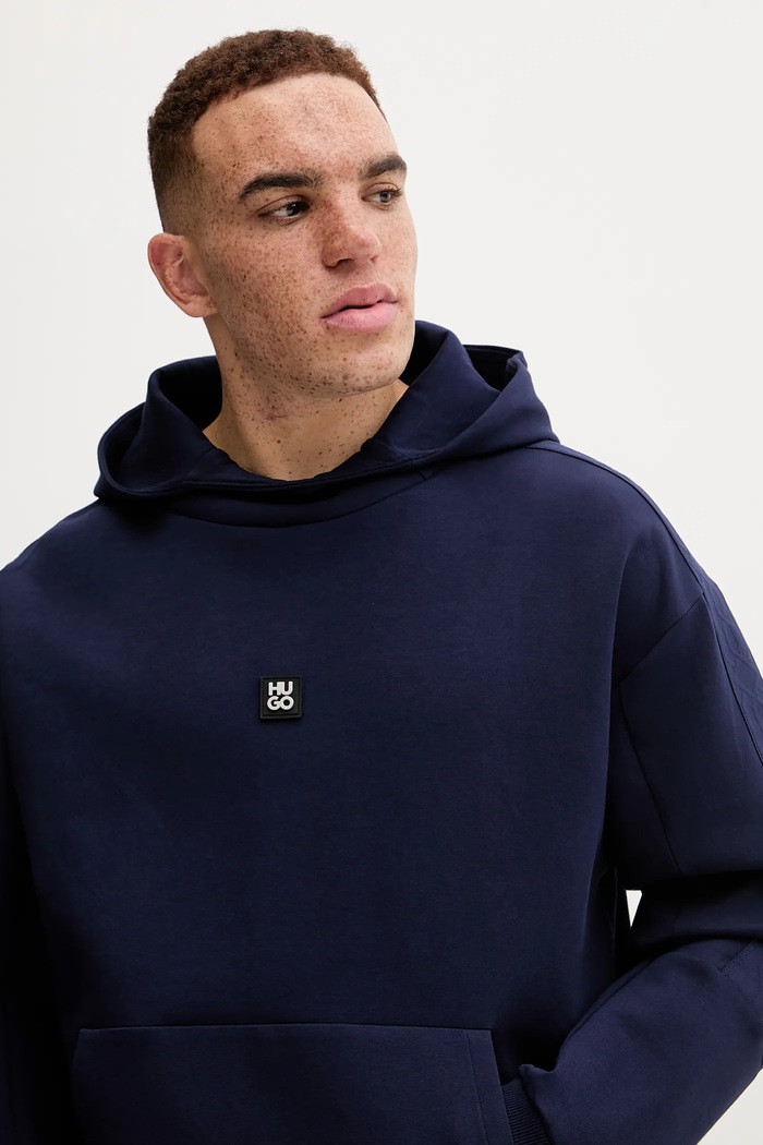 Кофта HUGO Danovohood темно-синій 50546400