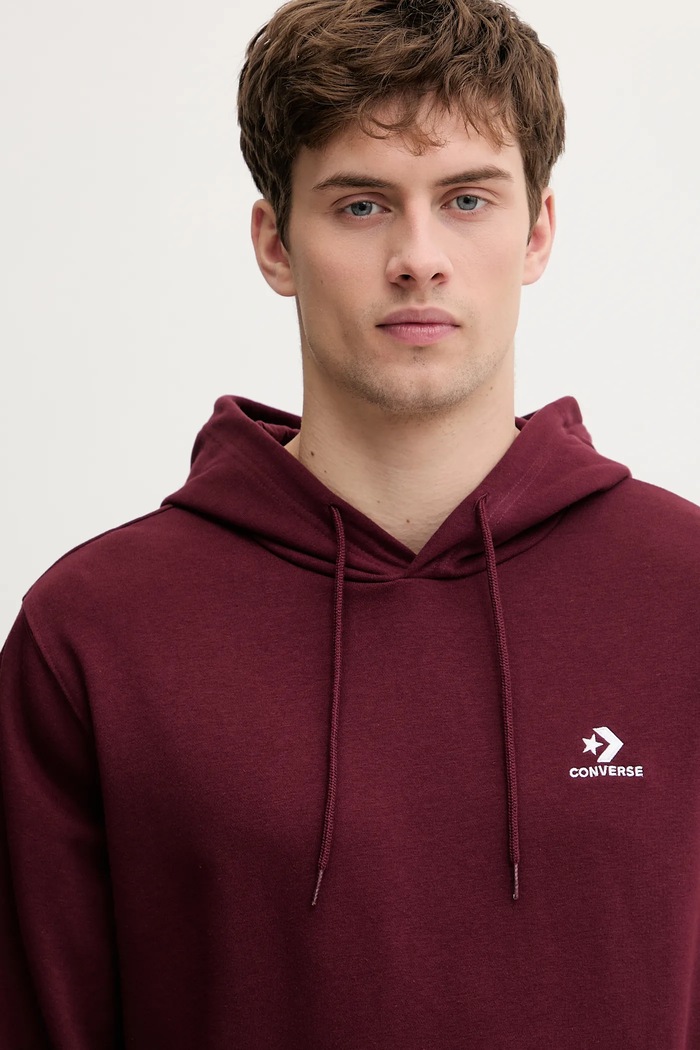 Converse bluză burgundia CVM5K874